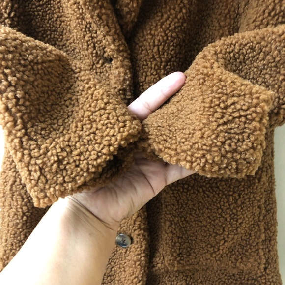 Old Navy Kids Teddy Coat | Brown - Picture 7 of 11